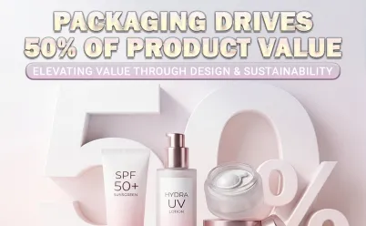 PACKAGING DRIVES 50% OF PRODUCT VALUE