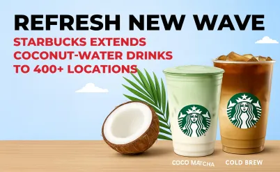COCONUT WATER DRINKS: Starbucks Expansion Signals Major Market Shift