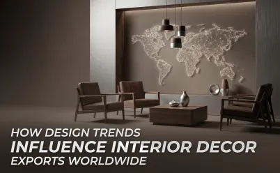 HOW DESIGN TRENDS INFLUENCE INTERIOR DECOR EXPORTS WORLDWIDE
