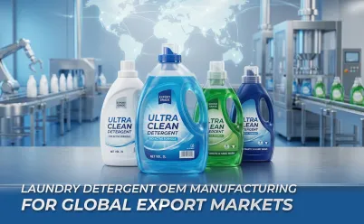 LAUNDRY DETERGENT OEM MANUFACTURING FOR GLOBAL EXPORT MARKETS