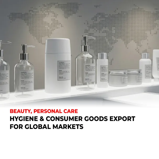 HYGIENE & CONSUMER GOODS EXPORT FOR GLOBAL MARKETS