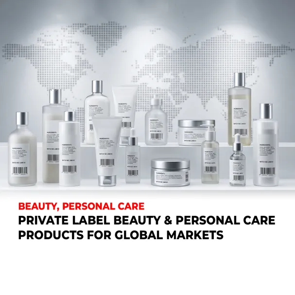 PRIVATE LABEL BEAUTY & PERSONAL CARE PRODUCTS FOR GLOBAL MARKETS